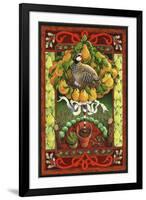 Partridge in a Pear Tree-David Galchutt-Framed Giclee Print