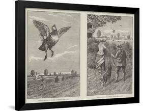 Partridge Shooting in Norfolk-null-Framed Giclee Print