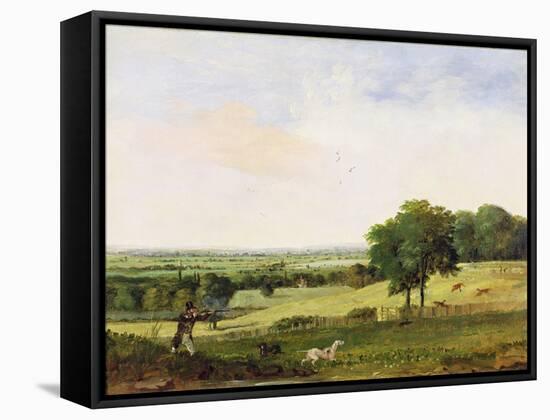 Partridge Shooting-Edward Duncan-Framed Stretched Canvas