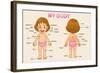 Parts of the Body-interactimages-Framed Art Print