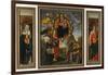 Parts of the Highaltar of S. Maria Novella Florence: Katharina V. Siena, Madonna with Child-Domenico Ghirlandaio-Framed Giclee Print