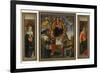 Parts of the Highaltar of S. Maria Novella Florence: Katharina V. Siena, Madonna with Child-Domenico Ghirlandaio-Framed Giclee Print