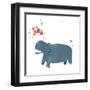 Party Animals II-June Vess-Framed Art Print