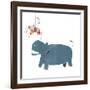 Party Animals II-June Vess-Framed Art Print