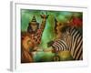 Party Animals-Leah Saulnier-Framed Giclee Print