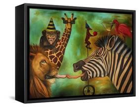 Party Animals-Leah Saulnier-Framed Stretched Canvas