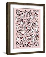 Party Animals-Carla Martell-Framed Giclee Print