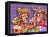 Party Animals-Nate Owens-Framed Stretched Canvas