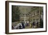 Party at Hotel Europa in Vienna, Print, Austria, 19th Century-null-Framed Giclee Print