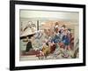 Party at Yoshiwara-Kyosai Kawanabe-Framed Giclee Print