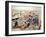 Party at Yoshiwara-Kyosai Kawanabe-Framed Giclee Print