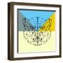 Party Bear-Lisa Kroll-Framed Art Print