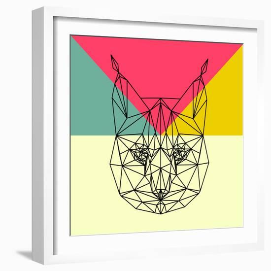 Party Bobcat-Lisa Kroll-Framed Art Print