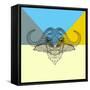 Party Buffalo Mesh-NaxArt-Framed Stretched Canvas