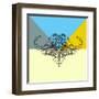 Party Buffalo Mesh-NaxArt-Framed Art Print