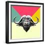 Party Buffalo-Lisa Kroll-Framed Art Print