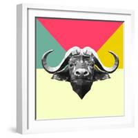 Party Buffalo-Lisa Kroll-Framed Art Print