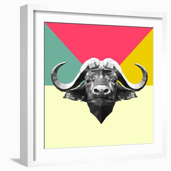 Party Buffalo-Lisa Kroll-Framed Art Print