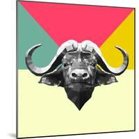 Party Buffalo-Lisa Kroll-Mounted Art Print