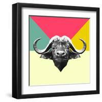 Party Buffalo-Lisa Kroll-Framed Art Print