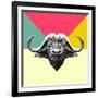 Party Buffalo-Lisa Kroll-Framed Art Print