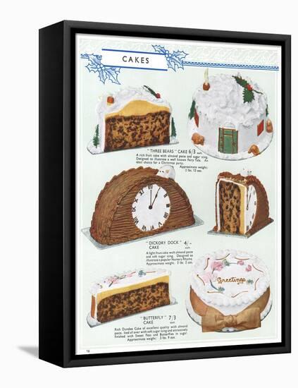 Party Cakes, 1937-null-Framed Stretched Canvas