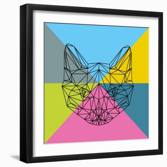 Party Cat 2-Lisa Kroll-Framed Premium Giclee Print