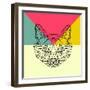 Party Cat-Lisa Kroll-Framed Art Print