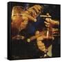 Party Cigar-Murray Murray Henderson Fine Art-Framed Stretched Canvas