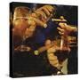 Party Cigar-Murray Murray Henderson Fine Art-Stretched Canvas