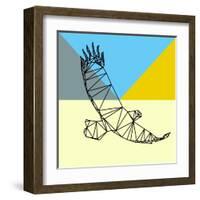 Party Eagle Polygon-Lisa Kroll-Framed Art Print