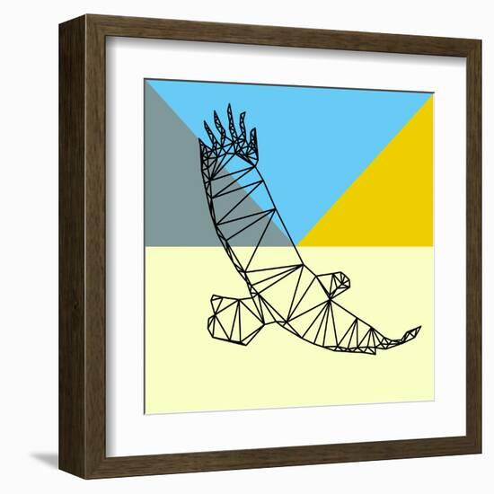 Party Eagle Polygon-Lisa Kroll-Framed Art Print