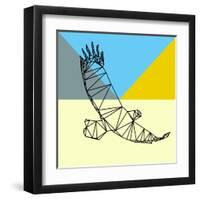 Party Eagle Polygon-Lisa Kroll-Framed Art Print