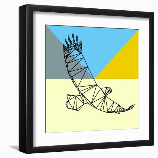 Party Eagle Polygon-Lisa Kroll-Framed Art Print