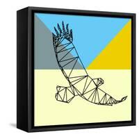 Party Eagle Polygon-Lisa Kroll-Framed Stretched Canvas