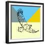 Party Eagle Polygon-Lisa Kroll-Framed Art Print