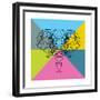 Party Elephant Polygon 2-Lisa Kroll-Framed Premium Giclee Print