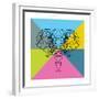 Party Elephant Polygon 2-Lisa Kroll-Framed Premium Giclee Print