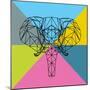 Party Elephant Polygon 2-Lisa Kroll-Mounted Art Print
