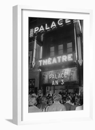 Party for Third Anniversary of the Nightclub "Le Palace in Paris", Paris, France, April 1981-null-Framed Photo