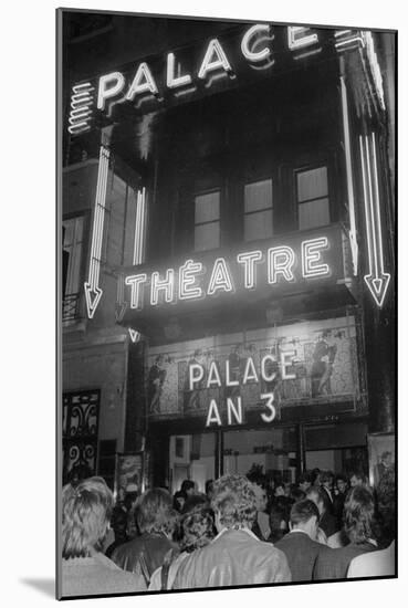 Party for Third Anniversary of the Nightclub "Le Palace in Paris", Paris, France, April 1981-null-Mounted Photo