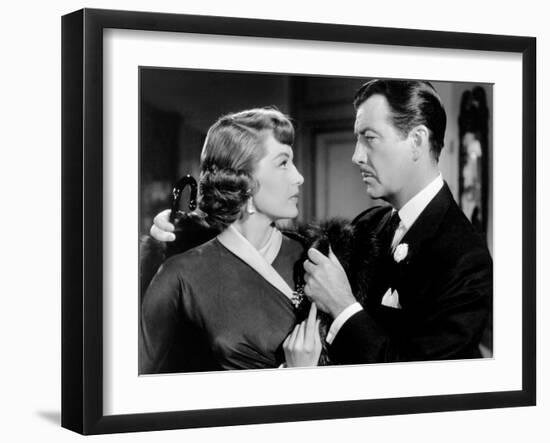 Party Girl, from Left, Cyd Charisse, Robert Taylor, 1958-null-Framed Photo