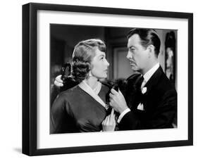 Party Girl, from Left, Cyd Charisse, Robert Taylor, 1958-null-Framed Photo