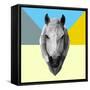 Party Horse-Lisa Kroll-Framed Stretched Canvas