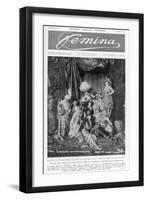 Party Hosted by the Countess of Aynard Chabrillan-null-Framed Art Print
