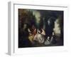 Party in the Garden, 1690-1743-Nicolas Lancret-Framed Giclee Print