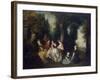 Party in the Garden, 1690-1743-Nicolas Lancret-Framed Giclee Print