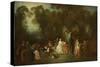 Party in the Park-Antoine Coypel-Stretched Canvas