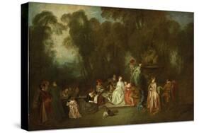 Party in the Park-Antoine Coypel-Stretched Canvas