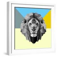 Party Lion-Lisa Kroll-Framed Art Print